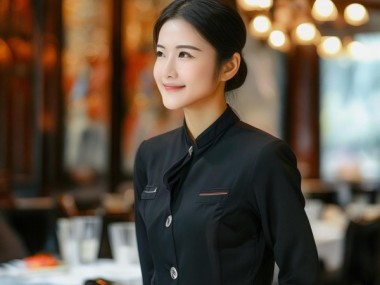 香洲花园酒店餐饮服务员，专业、热情，服务他人